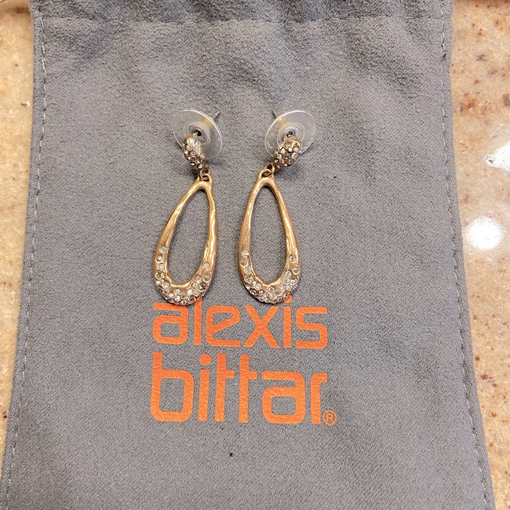Alexis Bittar 'Miss Havisham' Crystal Encrusted Teardrop Earrings
